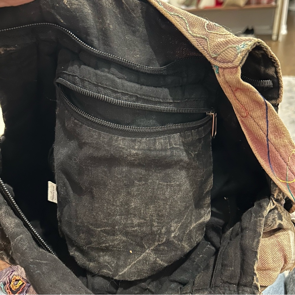 Multicolor Patchwork multimedia embroidered unbra… - image 8